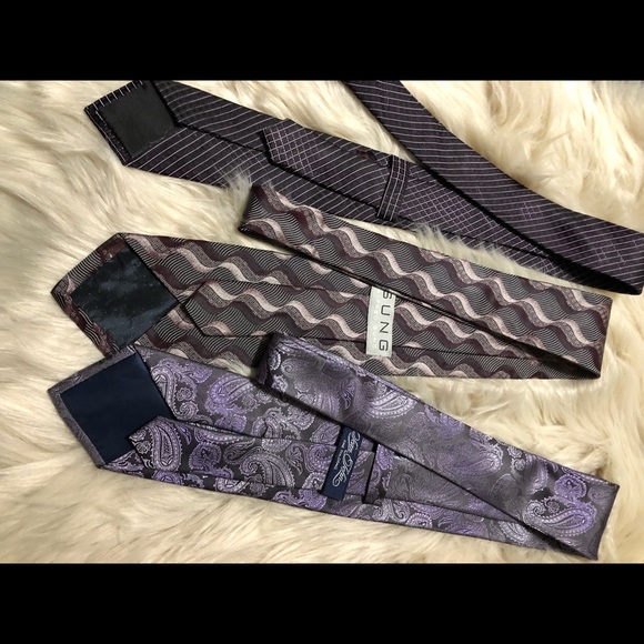 Purple pattern Neck ties. - Picture 7 of 7